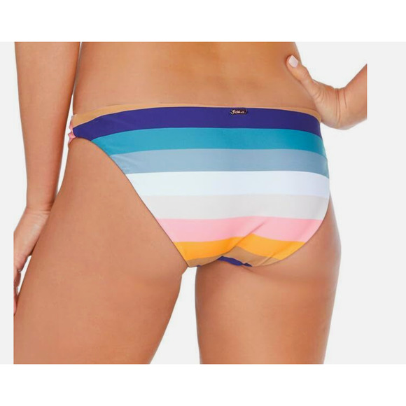 Raisins Low Rider Reversible STRIPED / TIE DYE Bikini Bottoms |  XL, Beach Break - Picture 2 of 15